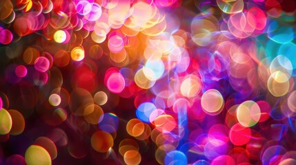 fiber optic illumination abstract holidaythemed bokeh background with vibrant light trails digital photography