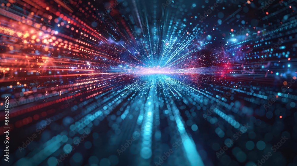Poster futuristic abstract technology background highspeed global data transfer ultrafast broadband connect
