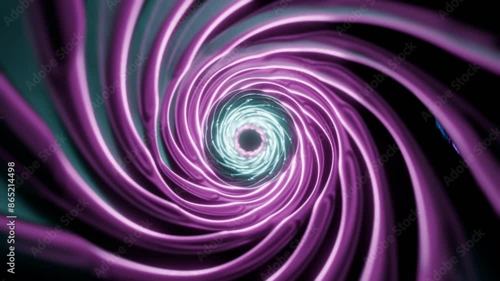 Poster spiral motion background animation. design. abstract swirl with twisting lines and rotation effect.