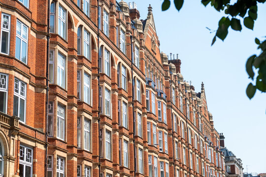 Marylebone London- Luxury red brick mansion buildings