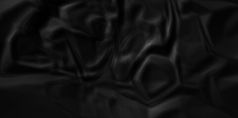 Fototapeta premium Black crumpled paper background texture pattern overlay. wrinkled high resolution arts craft and Seamless black crumpled paper background. 