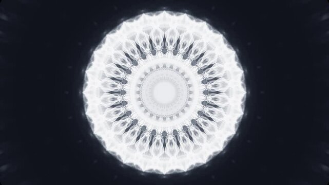 Spatial Light Tunnel. Radial Abstract Pattern. Looped video.