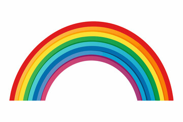 rainbow, colorful rainbow vector illustration, vector illustration of rainbow icon

