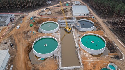 Newly Built Water Treatment Plant