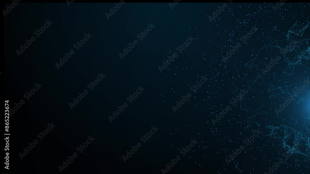 Poster abstract geometric dots as plexus web net, deep learning, cell science, security online internet bac