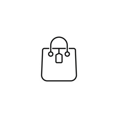 Obraz premium Shopping bag icon vector. EPS 10 editable vecto