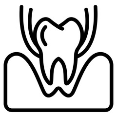 Tooth icon symbol