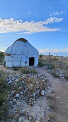 The traditional Yurt Tents of the Nomads of Kyrgyzstan and Mongolian Steppes 