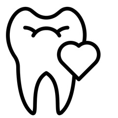 Tooth icon symbol
