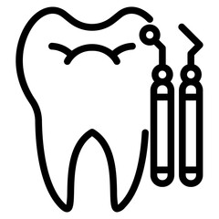 Tooth icon symbol
