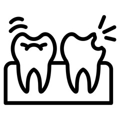 Tooth icon symbol