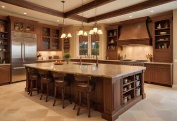 Home kitchen interior Modern design