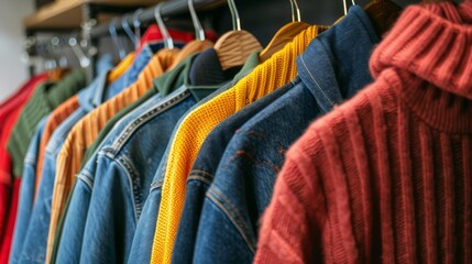 Second-Hand Cozy Clothing