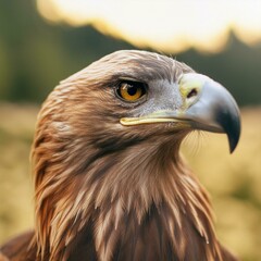 Naklejka premium golden eagle portrait