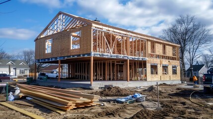 Frame House Construction: Building a Modern Wooden Structure