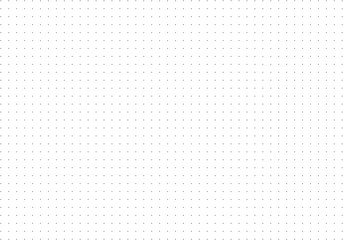 Pattern texture for bullet journal. Dotted squared grid graph paper template for notebooks. Dotted simple background. Printable graphic design sheet.