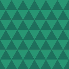 Obraz premium Geometric seamless pattern.Green triangle repeat pattern.Abstract graphic vector background for Christmas.