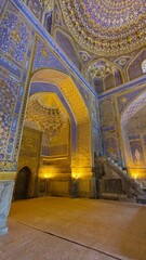 The amazing buildings and madrasas of old Registan in Samarkand, Uzbekistan