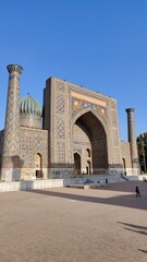 The amazing buildings and madrasas of old Registan in Samarkand, Uzbekistan