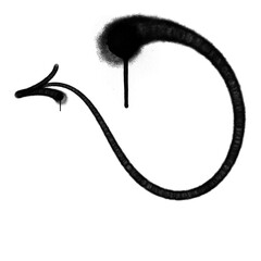 spray arrow graffiti style element