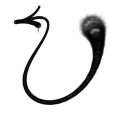 spray arrow graffiti style element