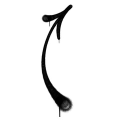 spray arrow graffiti style element