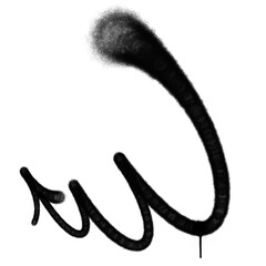 spray arrow graffiti style element