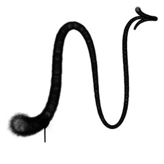 spray arrow graffiti style element