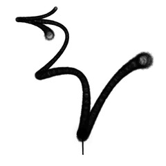 spray arrow graffiti style element