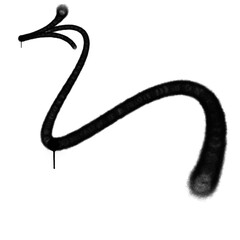 spray arrow graffiti style element