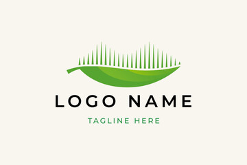 Natural leaf bridge logo 