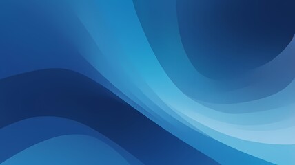 Obraz premium Abstract blue waves background illustration