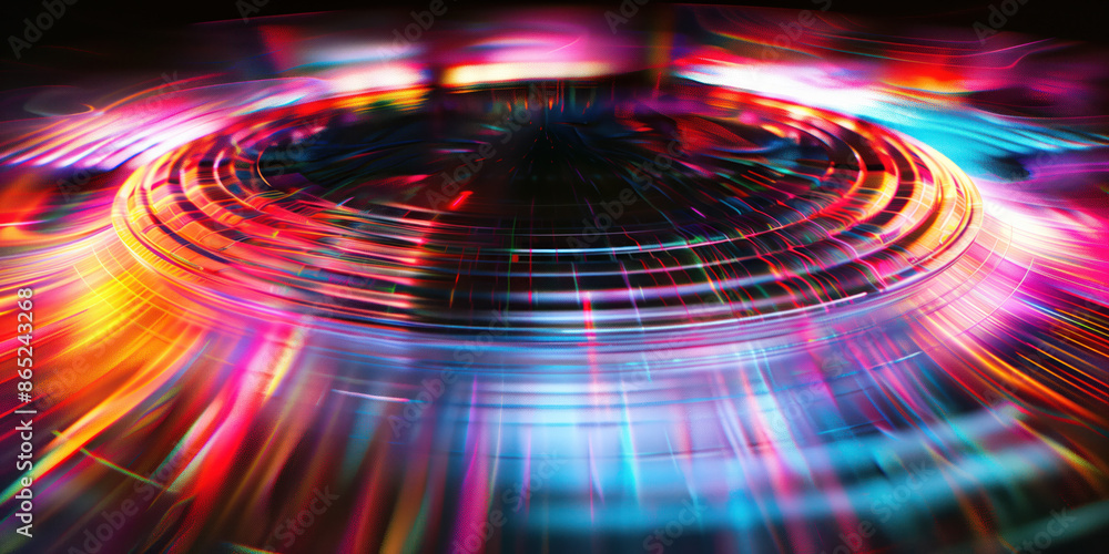 Poster abstract illustration of singularity concept. origin of life. space and science. background image. c