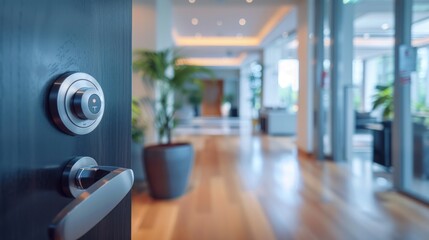 modern smart lock for door, wide