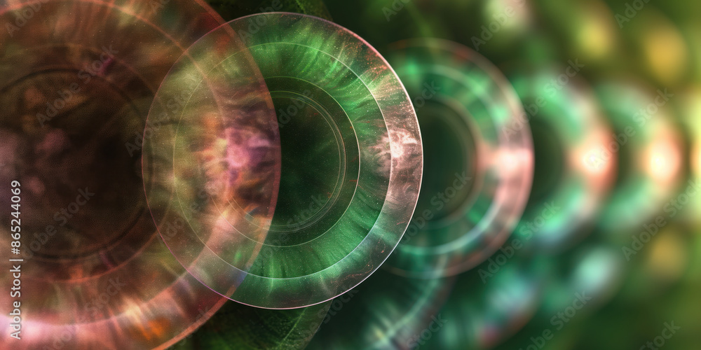 Poster abstract illustration of singularity concept. origin of life. space and science. background image. c