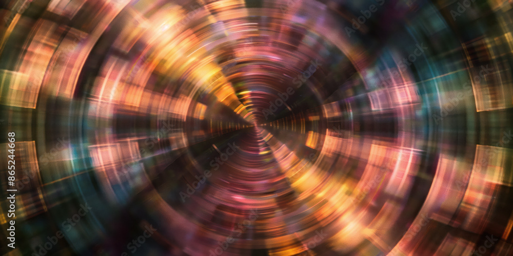 Poster abstract illustration of singularity concept. origin of life. space and science. background image. c