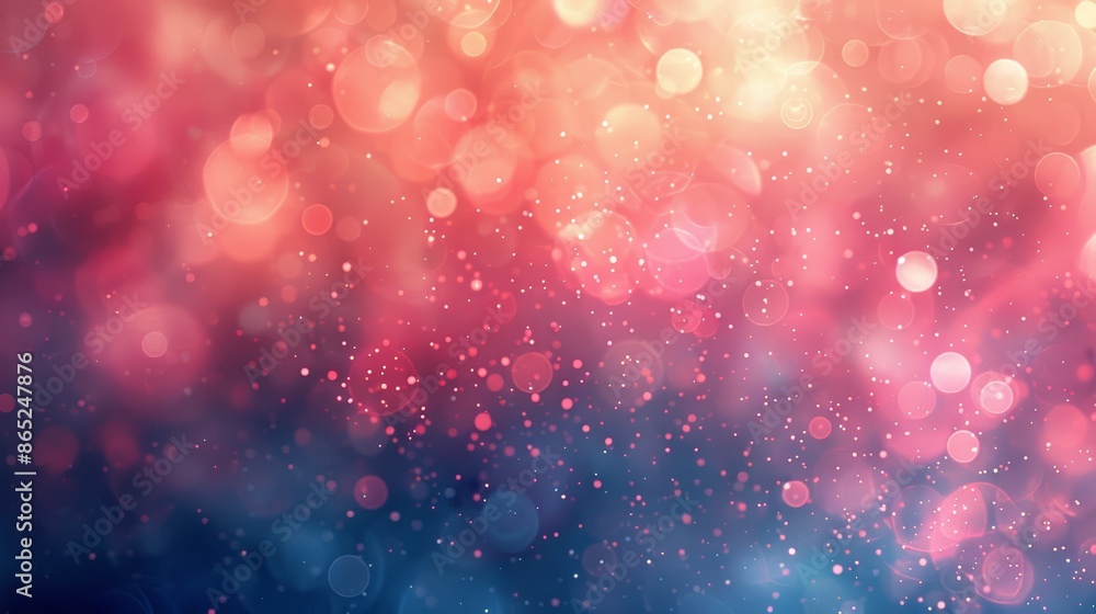 Aufkleber abstract background with a colorful bokeh effect and water droplets.