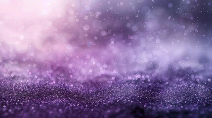 Obraz premium Abstract purple glitter background with soft light and bokeh effect. Perfect for festive and magical designs.