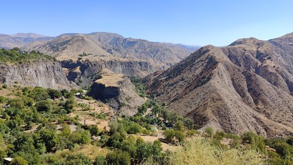 Stunning natural hills and valley landscapes of Armenia