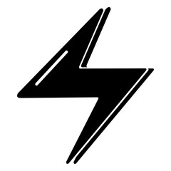 lightning icon or symbol. illustration of lightning icon or symbol for logo and web design