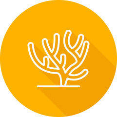Obraz premium Coral Vector Icon