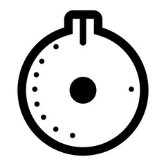 stopwatch icon. vector illustration. for logo company and web design, black and white color