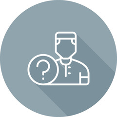 User Confuse Vector Icon