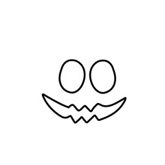 Pumpkin face line 