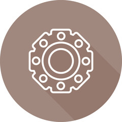 Locknut Vector Icon