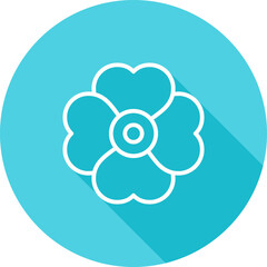 Cherry blossom Vector Icon