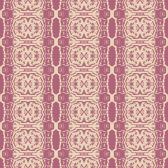 Old wallpaper on the wall.