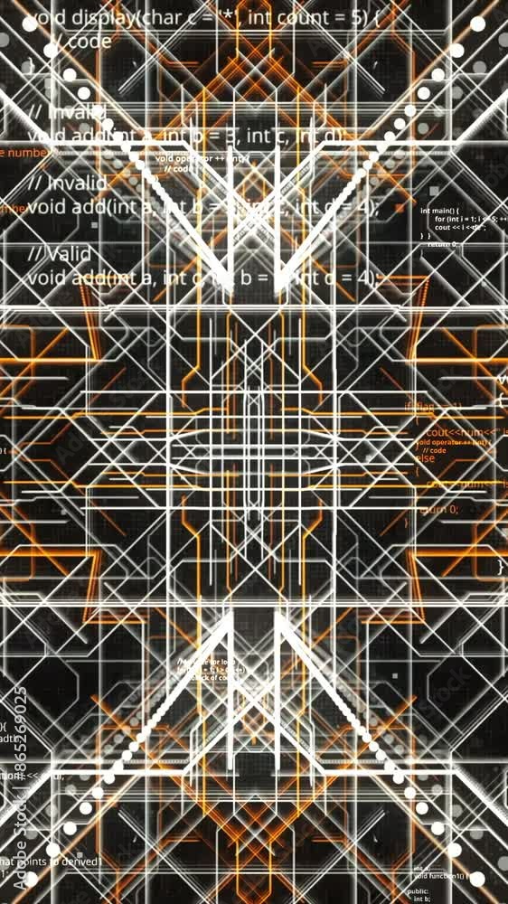 Poster abstract conceptual background with neuron data information and network connections. animation. cros