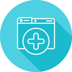 Obraz premium New Window Vector Icon