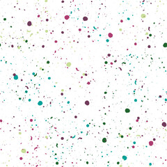 Bubbly colorful hand drawn seamless pattern.